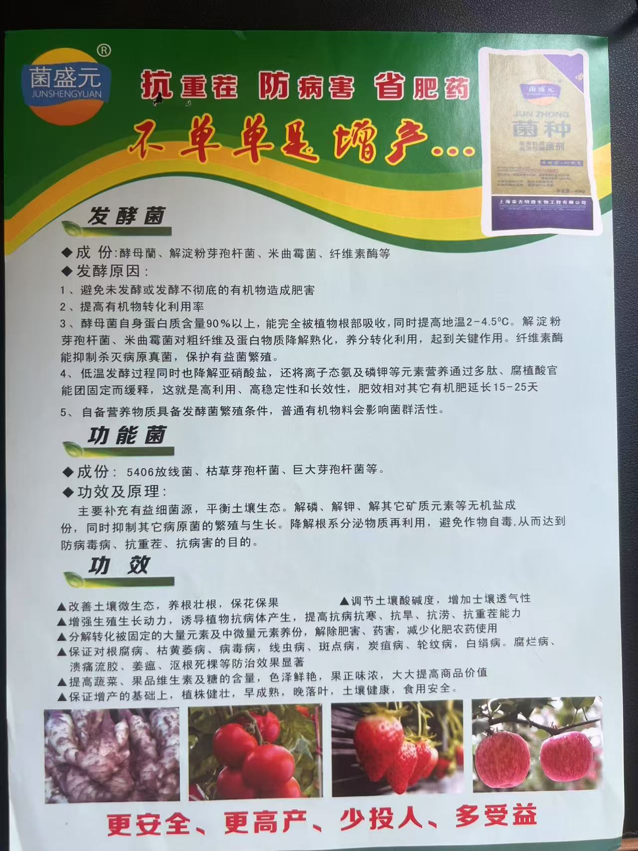 菌种宣传资料